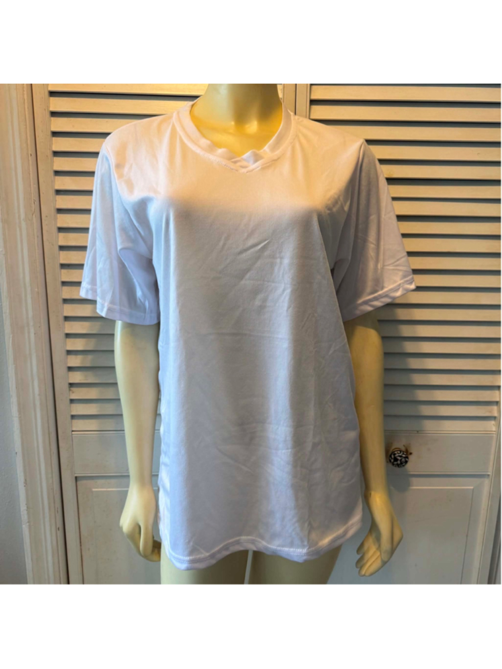 Men's TKO Short Sleeve V-Neck T-Shirt White Size L